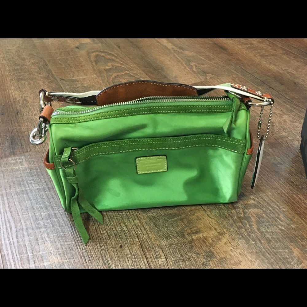 Coach satin purse